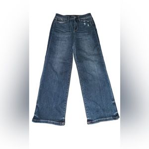 Judy Blue Everyone's Favorite High Rise Wide Leg Jeans Distressed Size 9/29